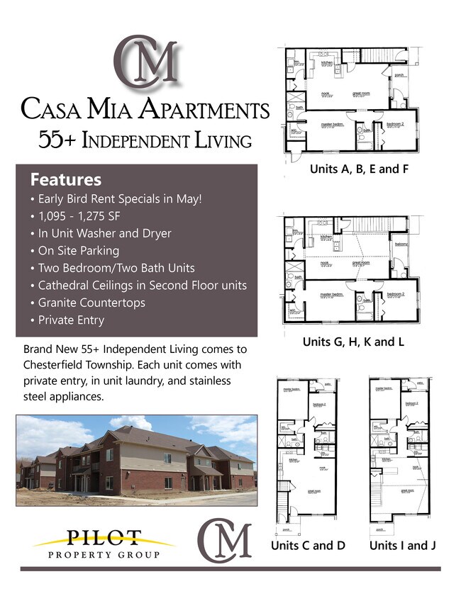 Casa Mia Apartments 31260 23 Mile Rd Chesterfield, MI Apartments