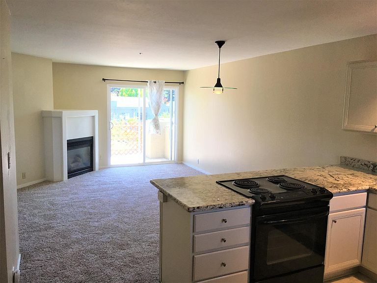 Living room with fireplace - 308 River St