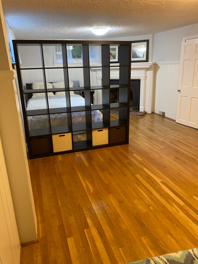 Bedroom with Fireplace - 5044 Klingle St NW