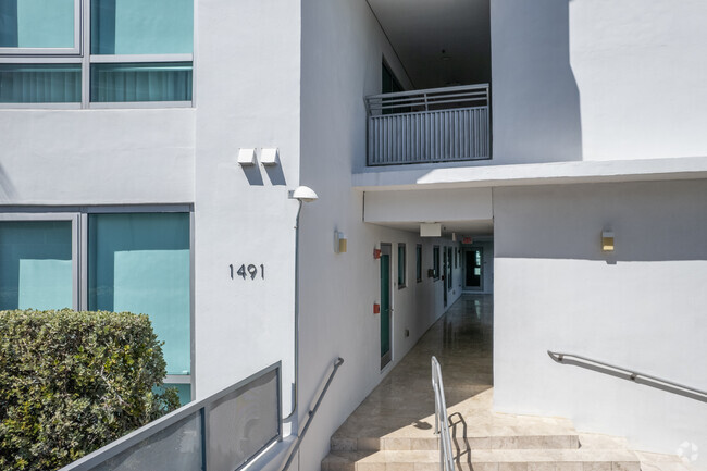 Entrance - Bay-Front Apartment Complex