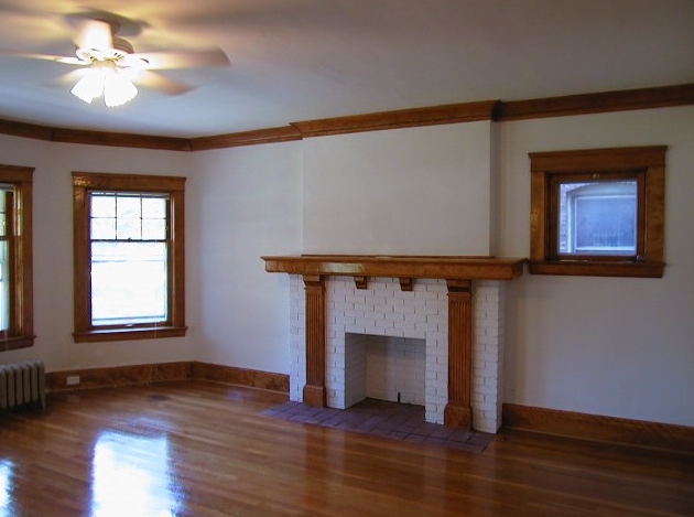 Living Room with Fireplace - Sunrise