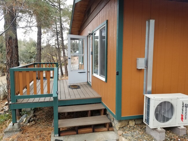 front door and deck - 1012 S Apache Dr