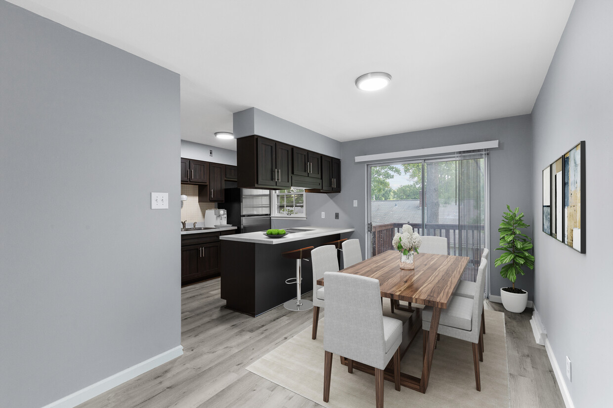 2 habitaciones, cocina - Gulf Drive Townhomes