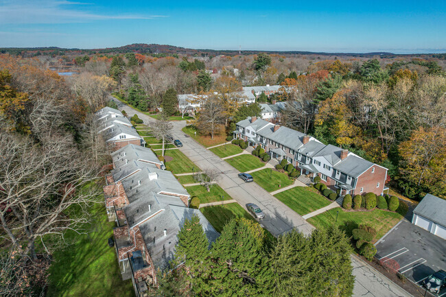 Vista aérea común de Wedgewood - Wedgewood Common Apartments