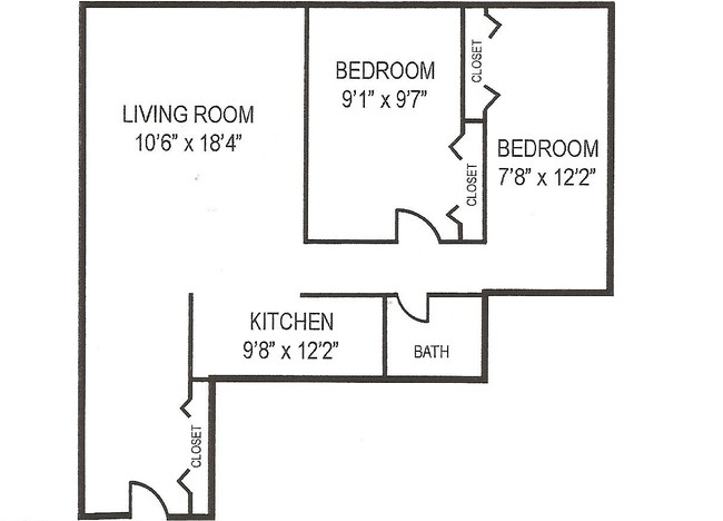 2BR/1BA - Ambassador