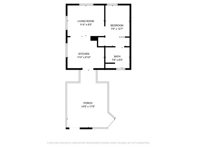 Plano de planta - Pet-friendly! | Utilities included!