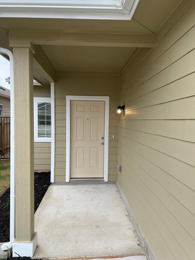 front door and porch - 10809 Timber Brook Pass