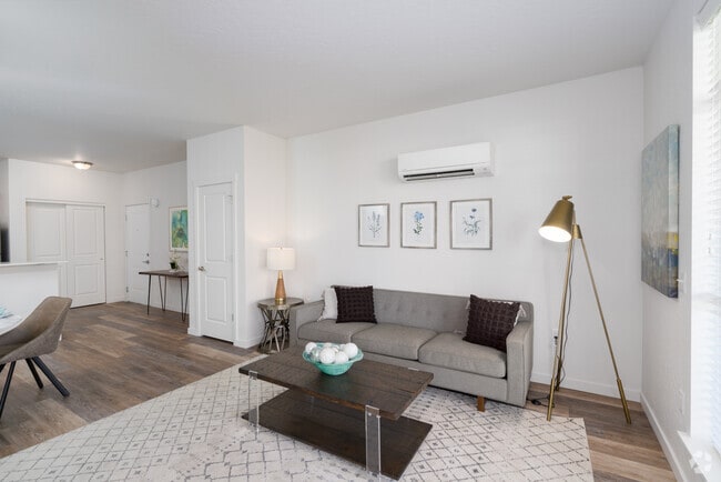 2BR, 2BA - 1065SF - Living Room - The Northern at Coeur d'Alene Place