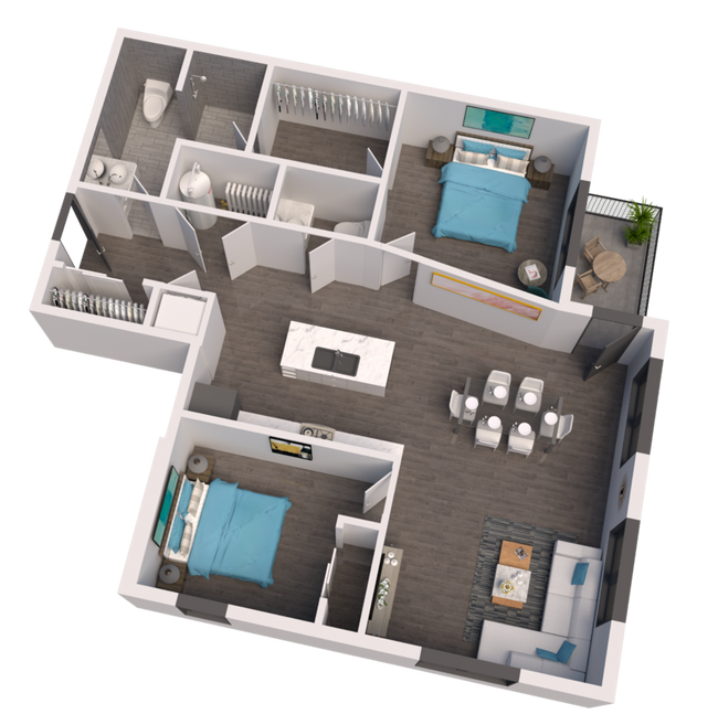 Interior Photo - District West Lofts