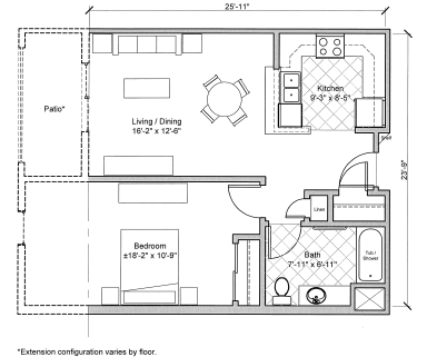 1BR/1BA - Apache ASL Trails Apartments