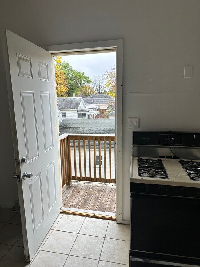Kitchen back door - 111 E Stanton St