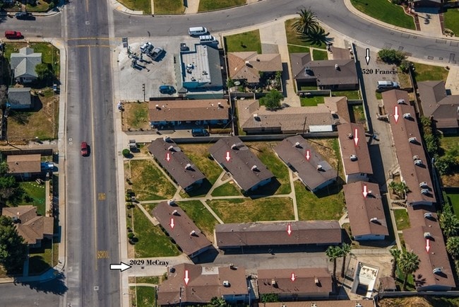 Aerial Photo - McCray Street Apartments