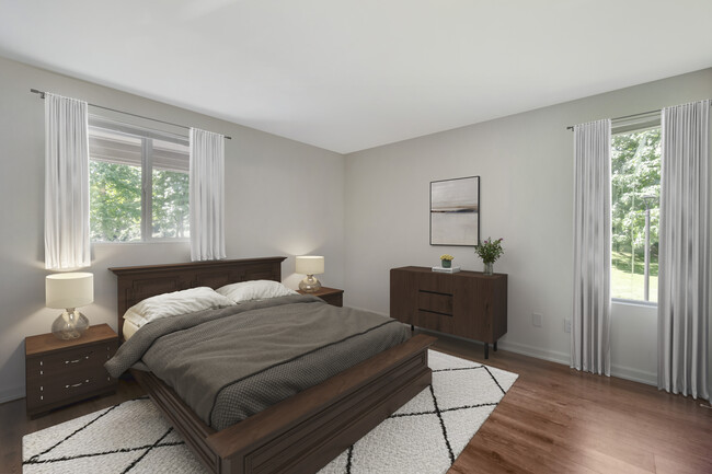 Dormitorio III renovado con piso de superficie dura - Archstone Redmond Lakeview