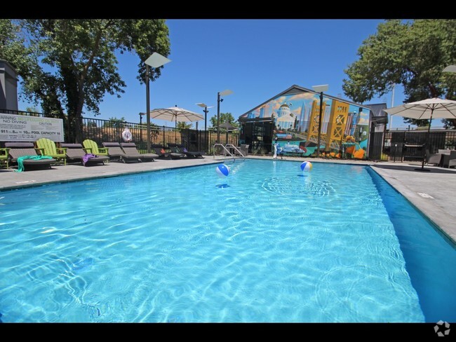 Pool Near Leasing Center - University River Village