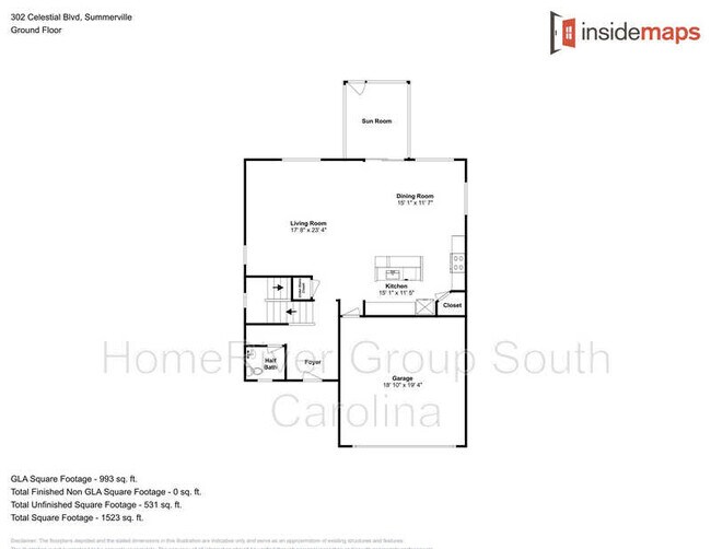 302 Celestial Blvd, Summerville, SC 29486 House for Rent in