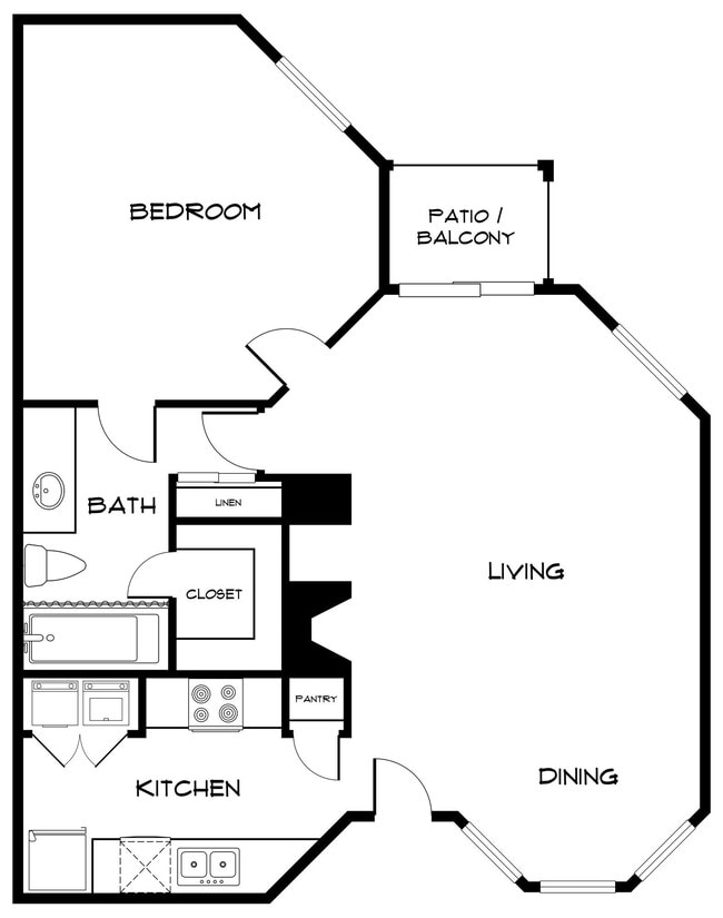 Interior Photo - The Azul Apartments