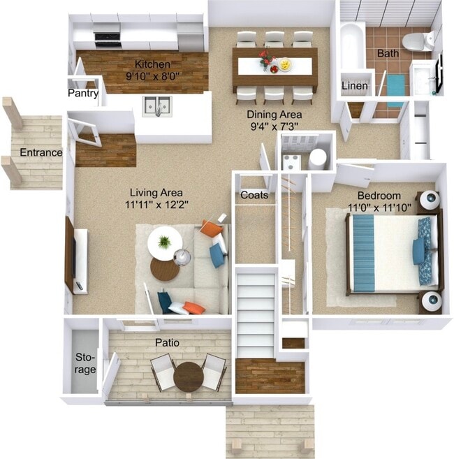 Royal Elk - 1 Bedroom with 1 Bathroom - Beaver Creek Apartments