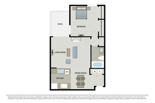 Plano de planta - The Hallie