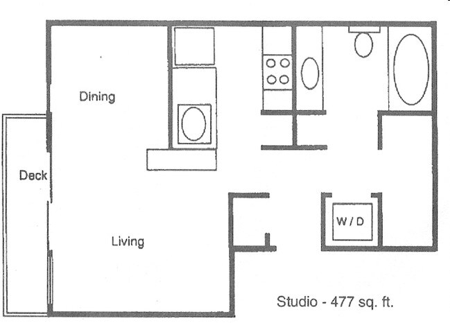 Plano de planta - Capitol Steps Apartments