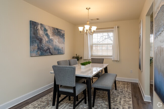 2BR, 1.5BA - 806SF - Dining Area - Liberty Gardens Apartments