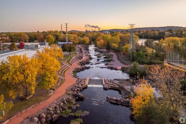 The Wisconsin River flows through Wausau, and is easily accessible to residents of East Towne.