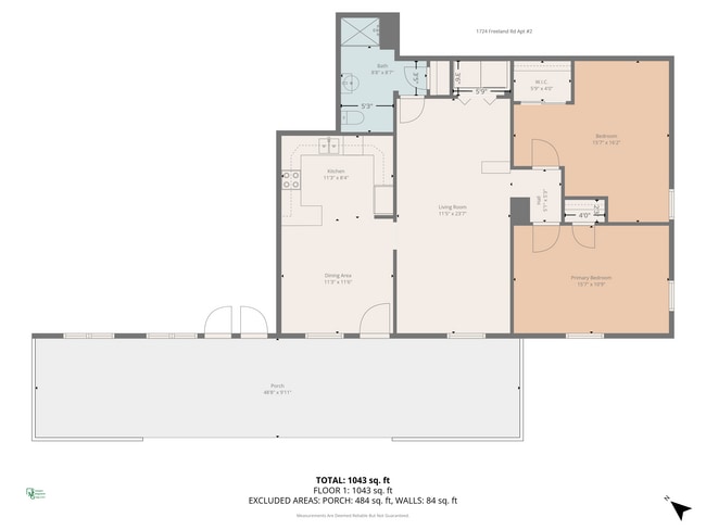 Floor Plan - 1720 Freeland Rd