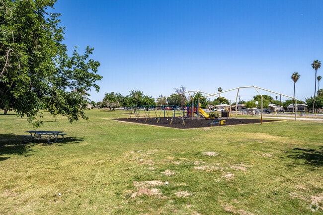 Todd Park has grassy areas and play areas for all ages.