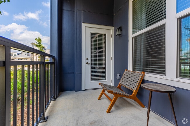 1BR, 1BA - A1 - 734SF - Patio - The Percy