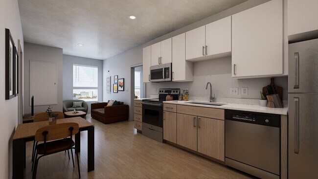 Unit Interiors - Kitchen 2 - Accolade Minneapolis Apartments
