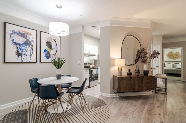 Newly Renovated Dining Area - The Residences on McGinnis Ferry Apartments