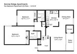 2BR 2BA (1010sf)