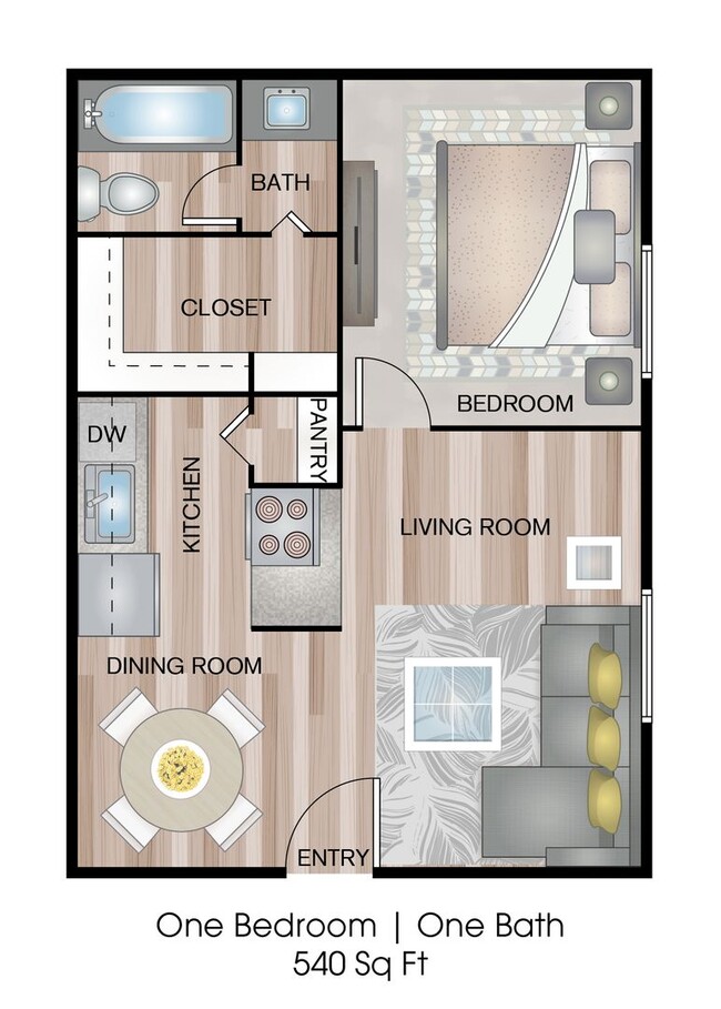 Interior Photo - The Keller Apartments