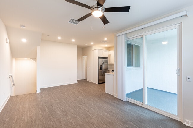 Town Home Living Room - Stadium Park Apartments