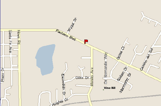 Vicinity Map - 3570 Pacheco Blvd