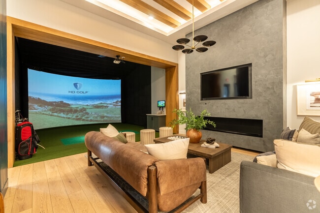 Simulador de golf en interiores - The Howard
