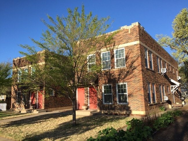Exterior in spring - 1712 S Van Buren St