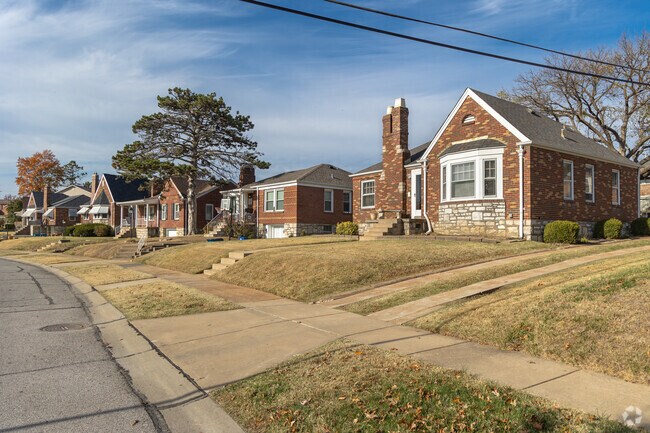 Affton is known for modest homes accented by durable brick facades.