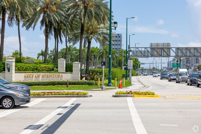 Aventura is a busy neighborhood where so many locals work and live at the same time.