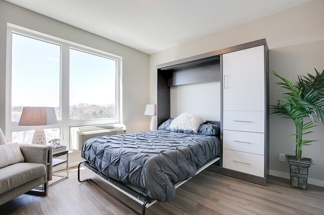 Select homes include a murphy bed so you can maximize space. - The Central