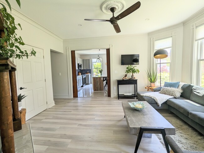 Living and Kitchen from Apartment Entry - 232 Broadway