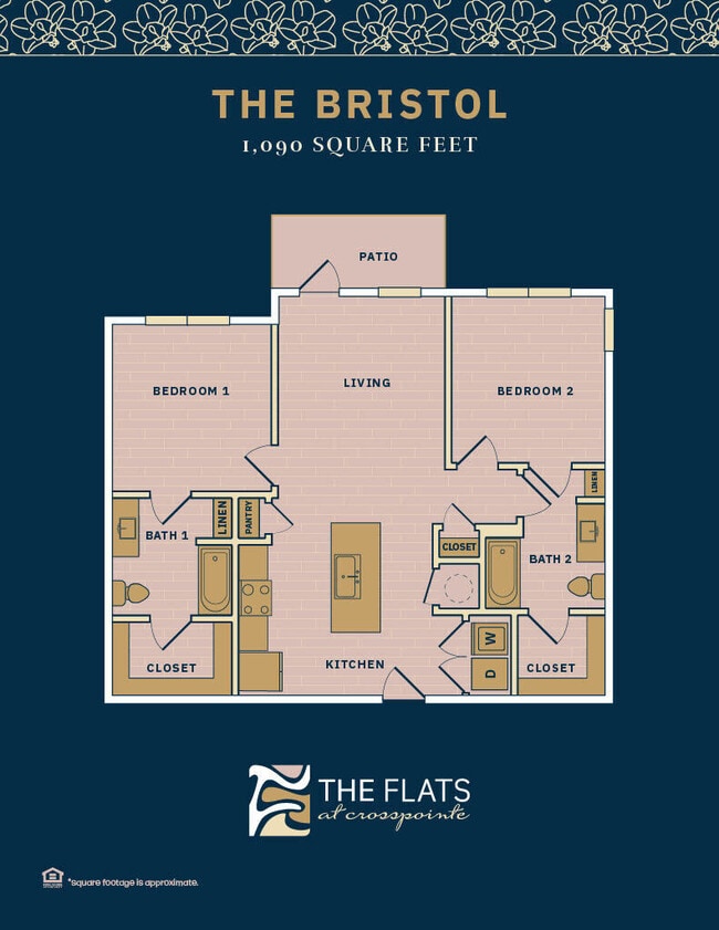 Floorplan - The Flats at Crosspointe