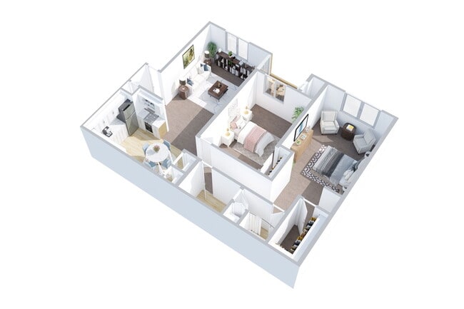2x2 3D View - Village at Fair Oaks