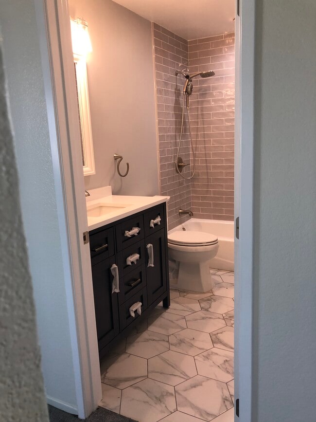 Upstairs bathroom - 1350 W 162nd St Townhome
