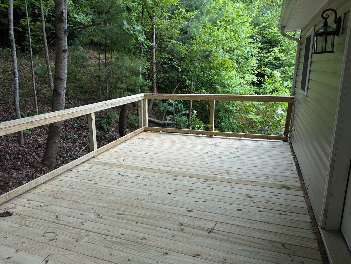 Back Deck - 627 Edmisten Rd