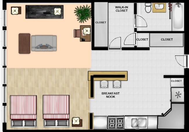 Floor Plan - 4800 S Chicago Beach Dr