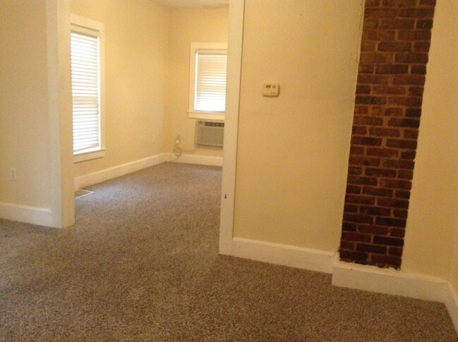 living room w/exposed brick - 800 E Calhoun St
