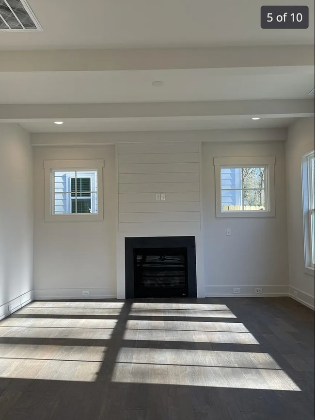 Living room with gas fireplace - 5216 Lynnville Ave