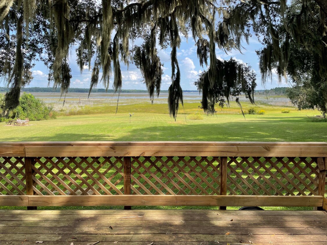 View from back deck - 855 S Lawrence Blvd