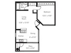 1 BD/1 BA 760 SQFT