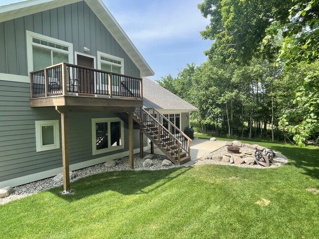 Deck for apartment door in bedroom - 1216 Bay Ridge Dr